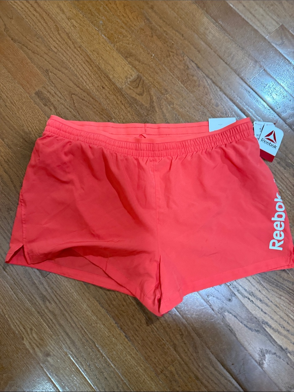 Reebok Coral-Red Women's Athletic Shorts